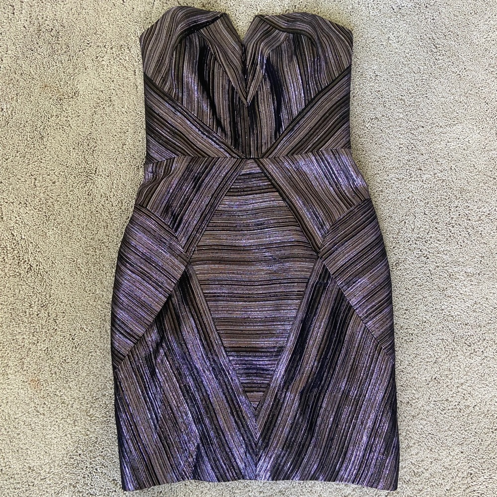 Milly Chic Mini Strapless Dress
